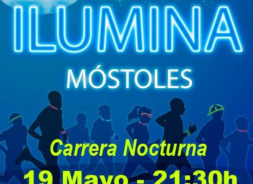 La Concejalía de Deportes de Móstoles organiza la carrera nocturna “Ilumina Móstoles 2018”