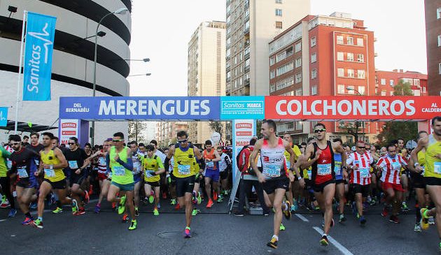 La Sanitas Marca Running, un año más, del Bernabéu al Calderón